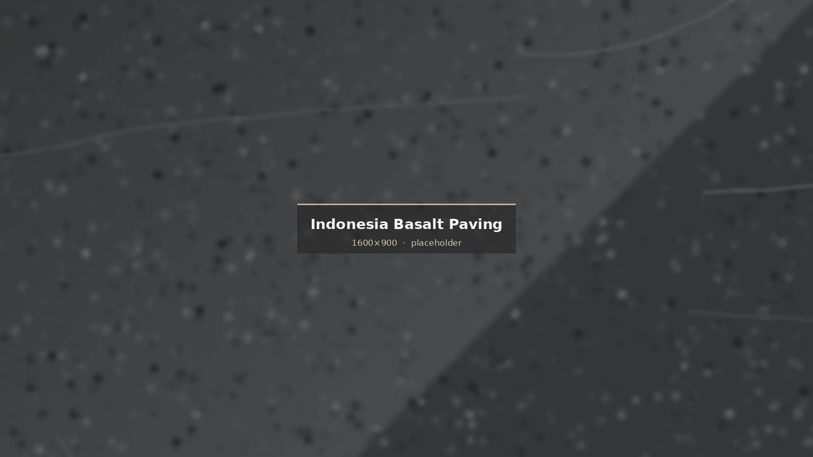 Dense Indonesian basalt paving on a commercial plaza